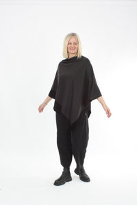 Tri Poncho Merino - Espresso with Black Trim - Pre-Order