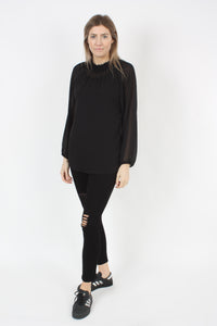 Emily Top - Black - pre-order