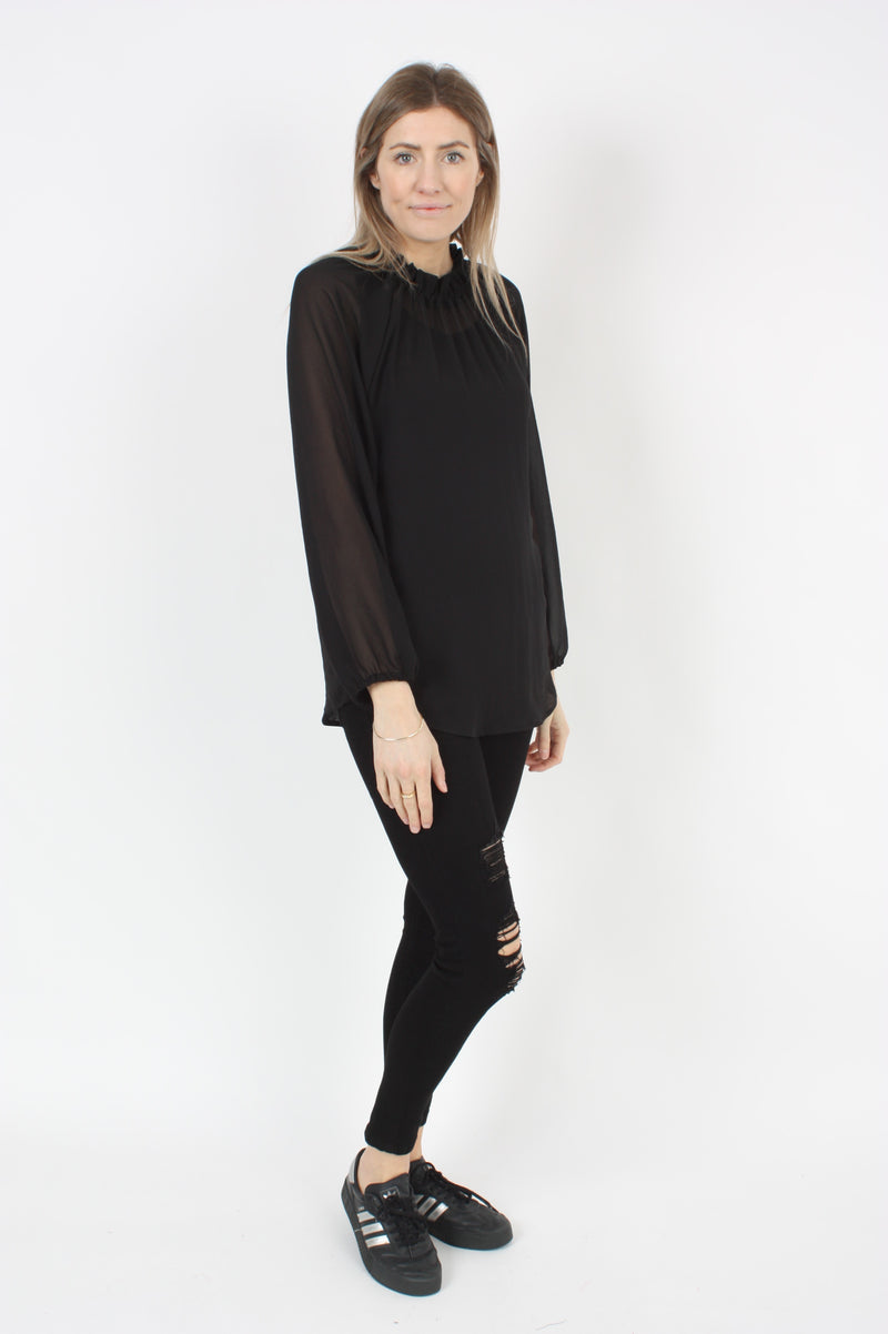 Emily Top - Black - pre-order