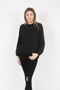 Emily Top - Black - pre-order