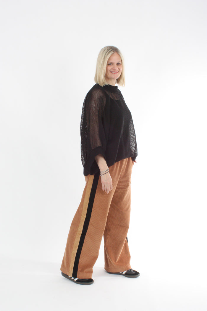 Sonia Top - Black Mesh - Pre Order