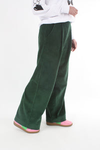 Corduroy Pants - Emerald Green - Pre Order