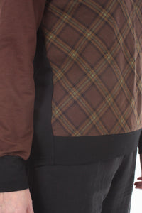 Sisters Sweater - Chocolate and Black