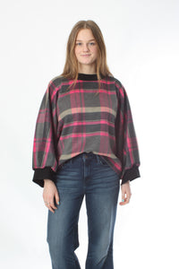Sonia Top - Pink Check