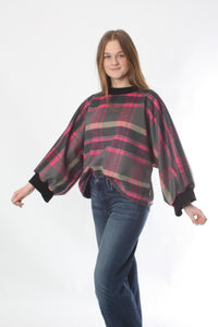Sonia Top - Pink Check - Pre Order