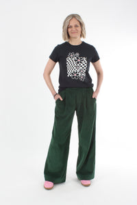 Corduroy Pants - Emerald Green - Pre Order