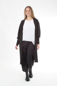 Cardi Square - Chocolate Merino - Long Length - Pre Order - 2 - 3 Weeks