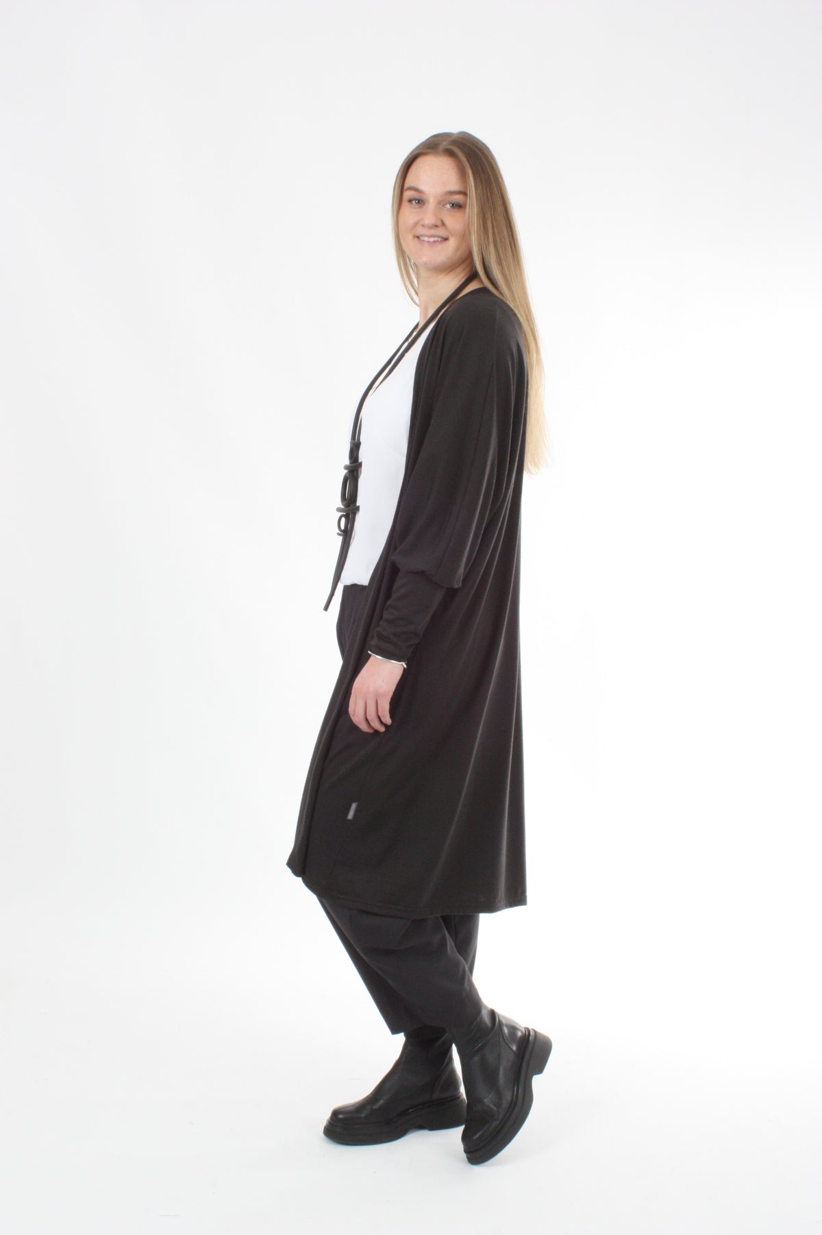 Cardi Square - Chocolate Merino - Long Length - Pre Order - 2 - 3 Weeks