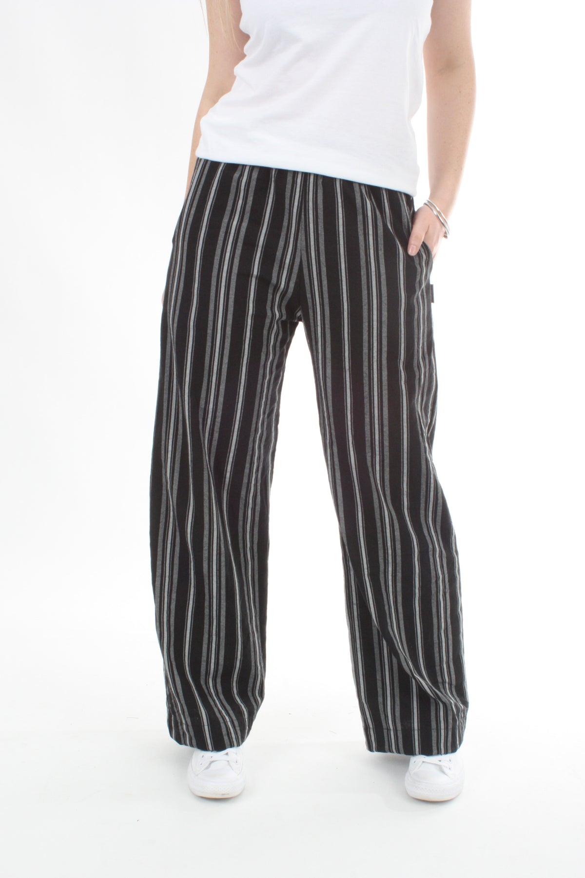 Lexi Pants - Black Stripe - Pre Order