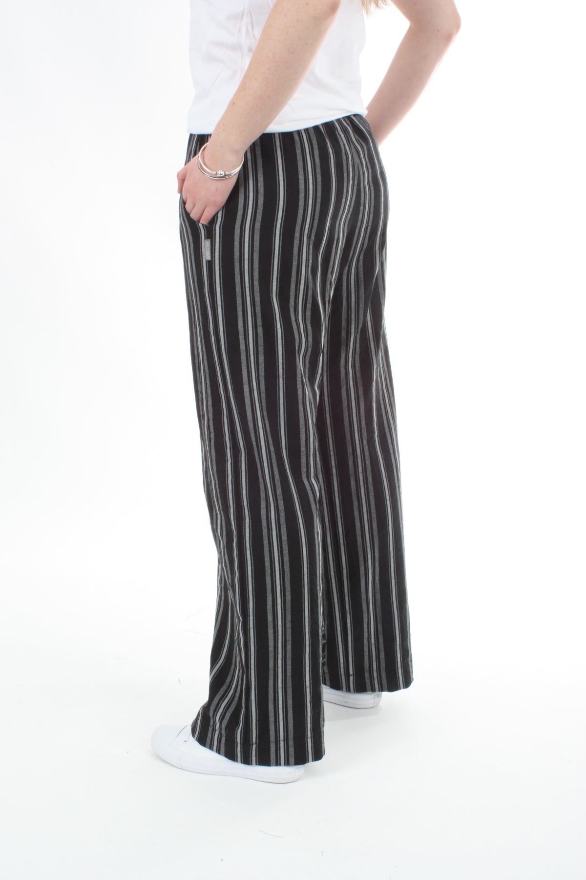 Lexi Pants - Black Stripe - Pre Order