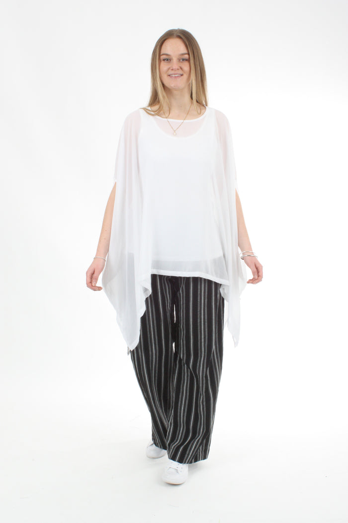 Drape Top - White - Pre Order
