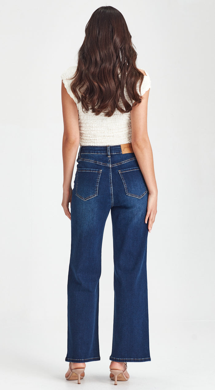 Libby Jeans Wide leg Dark Blue