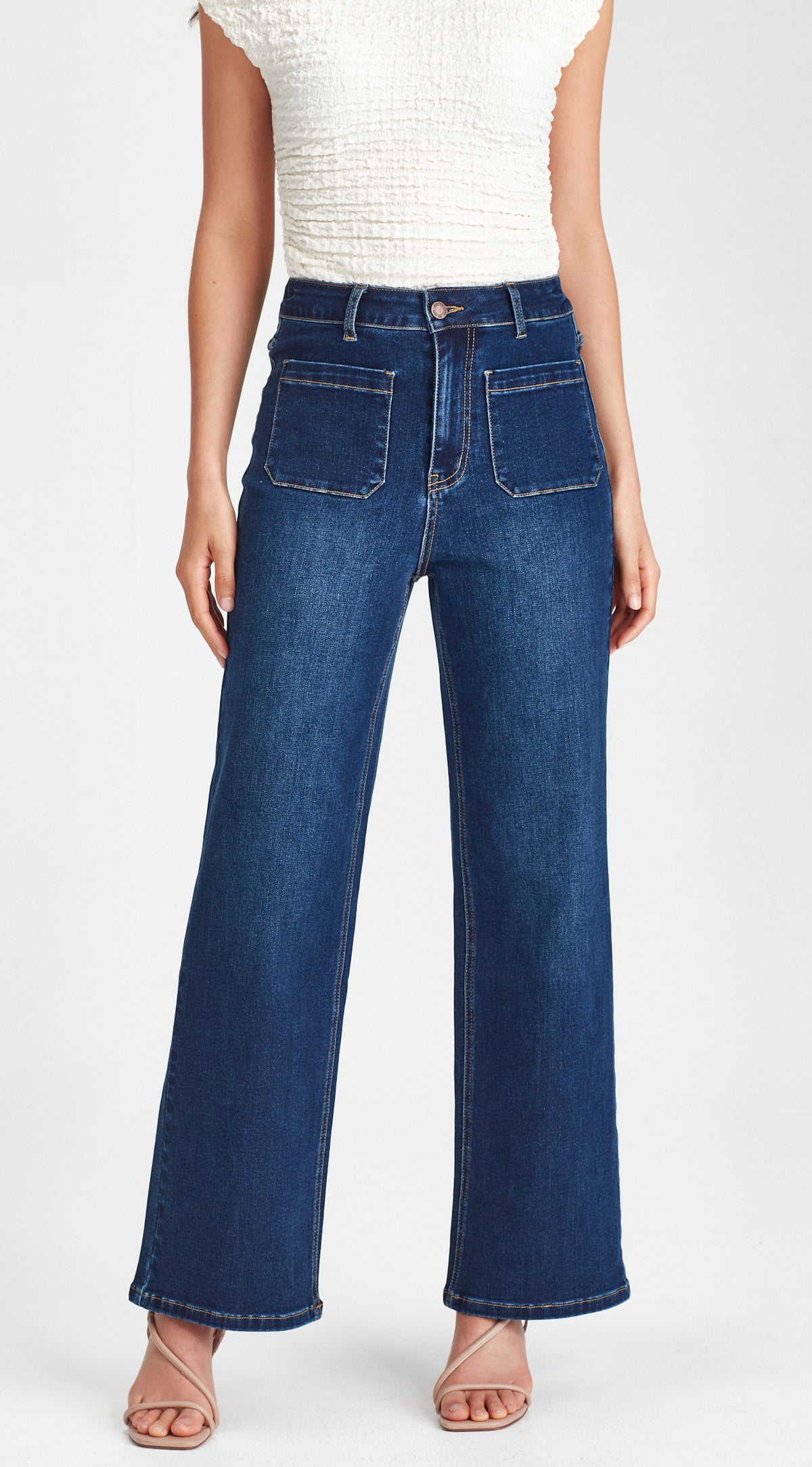 Libby Jeans Wide leg Dark Blue
