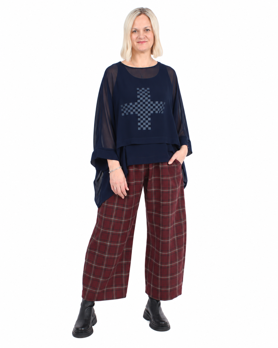 Ada Top - Navy - Pre Order