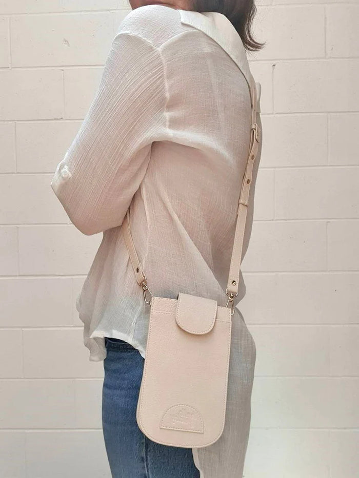 Lexi Phone Bag - Cream