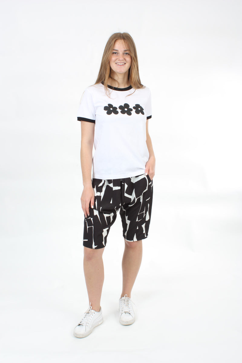 Jedi Shorts - Black White Print