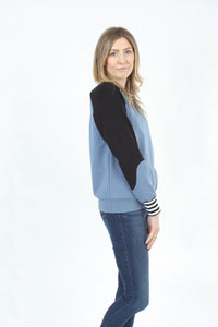 Shazza Top - Marine and Black - Pre Order