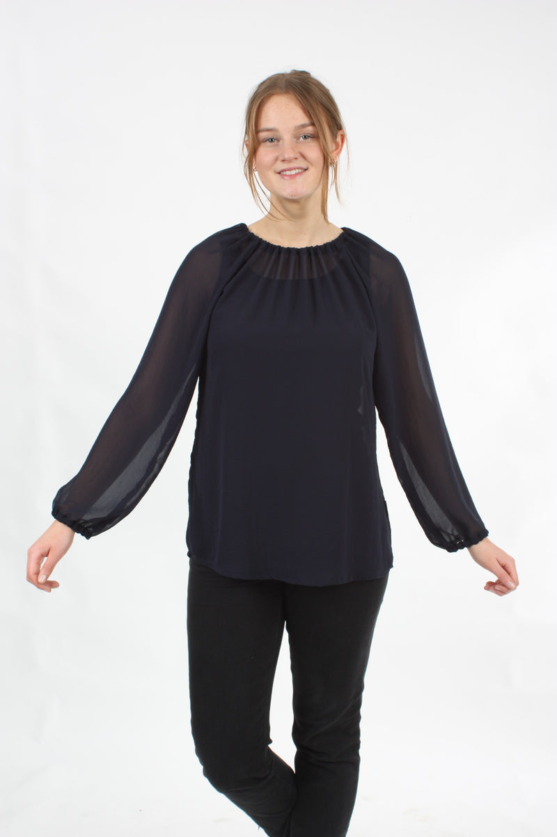 Eva Top - Navy - Pre Order