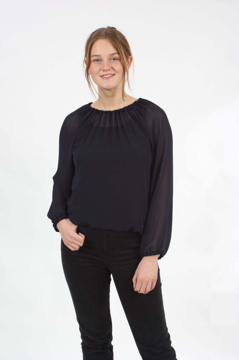 Eva Top - Navy - Pre Order