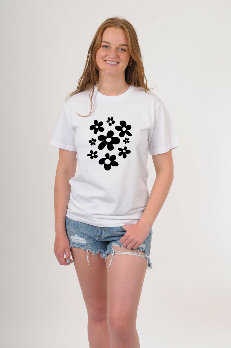 Tee Shirt - Flower Bunch Print - Pre Order